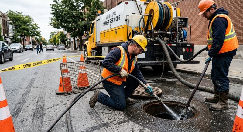 Sewer Line Cleanout Service